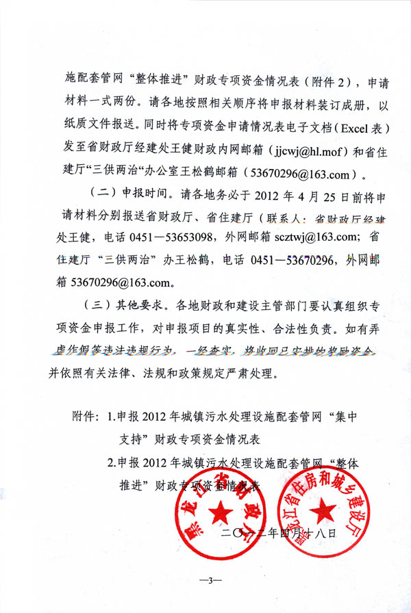 �������P(gu��n)�����(b��o)2012����(zh��n)��ˮ̎���O(sh��)ʩ���׹ܾW(w��ng)ؔ(c��i)�����(xi��ng)�a(b��)���Y���֪ͨ