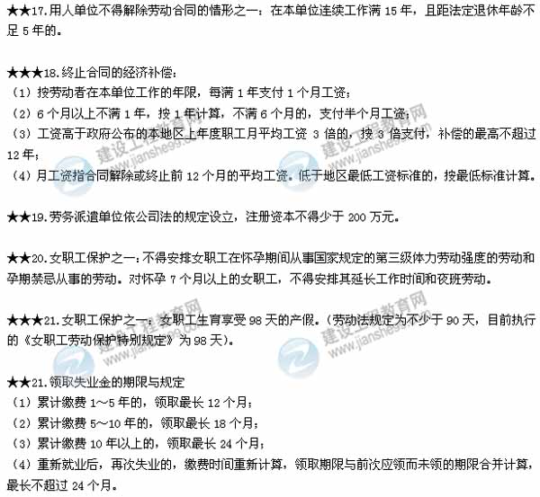 2015二建法規(guī)數(shù)字考點(diǎn)第四章:建設(shè)工程合同和勞動(dòng)合同法律制度