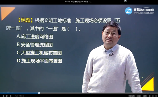2017年二級建造師施工管理試題點評:施工現(xiàn)場文明施工的措施
