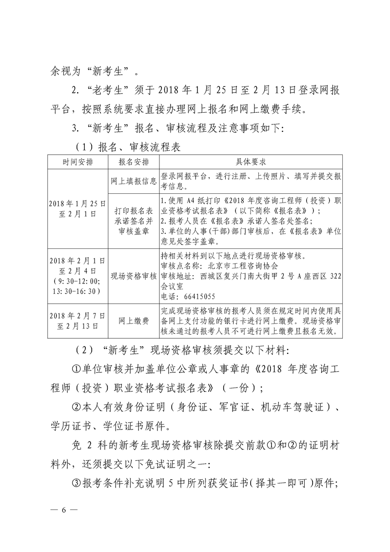 北京地區(qū)2018年度咨詢工程師考試考務工作通知