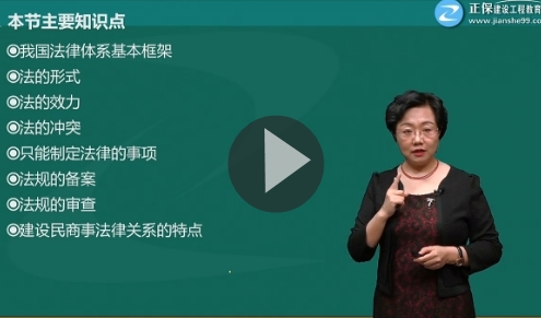 一級(jí)建造師《經(jīng)濟(jì)法》預(yù)習(xí)進(jìn)階課程試聽