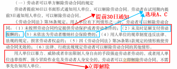 勞動(dòng)合同解除-答疑 勞動(dòng)合同解除-答疑