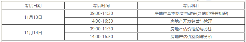 房估考試時(shí)間 房估考試時(shí)間