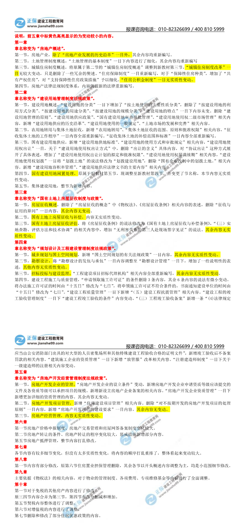 房估制度教材變動(dòng)解析 房估制度教材變動(dòng)解析