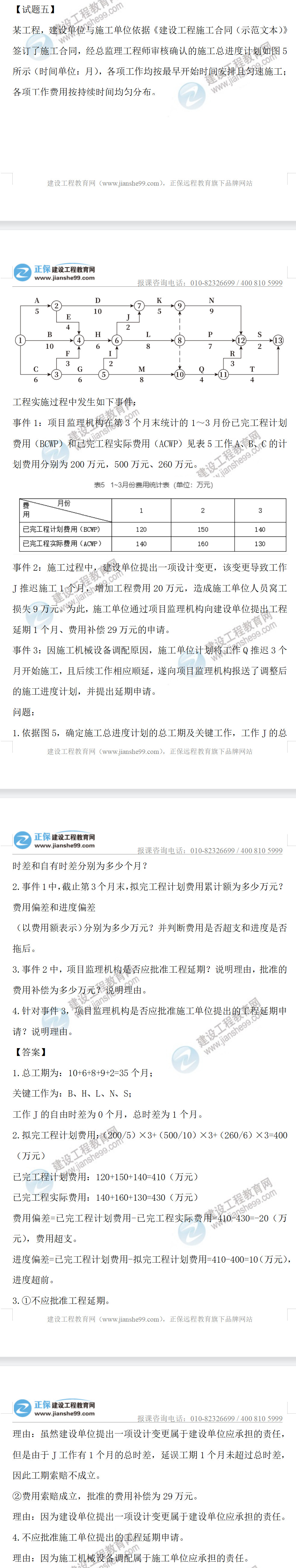 監(jiān)理工程師土建案例第五題 監(jiān)理工程師土建案例第五題