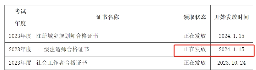 一級建造師證書領(lǐng)取通知1 一級建造師證書領(lǐng)取通知1