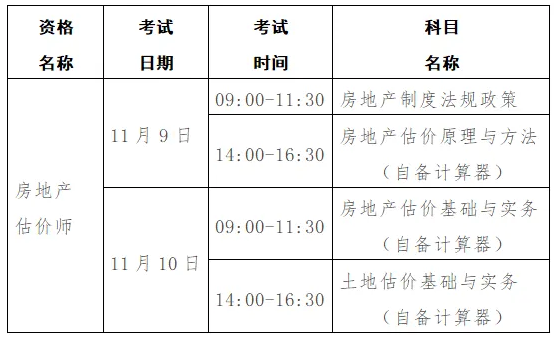 房估考試時(shí)間 房估考試時(shí)間