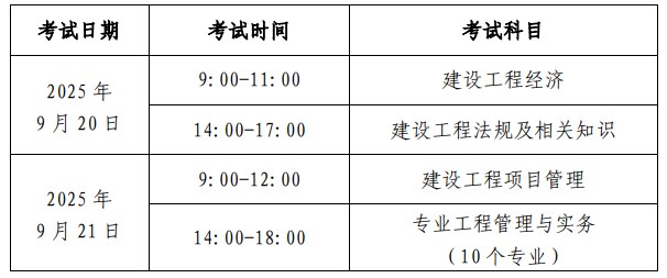考試安排 考試安排